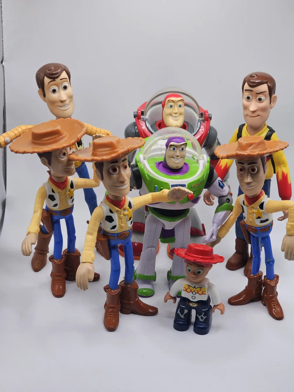 Disney Pixar Toy Story Action Figure 8pc Lot Buzz Woody Jessie - Picture 2 of 12